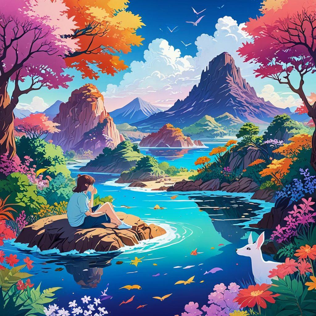 A colorful collage showcasing various LGBTQ-themed hentai art styles, featuring diverse characters expressing emotion and intimacy in a fantastical setting. Include elements like bold patterns, fantasy landscapes, and playful imagery that captures the essence of anime culture. Set against a dreamy, pastel background to enhance vibrancy. vector art. vibrant colors. whimsical.